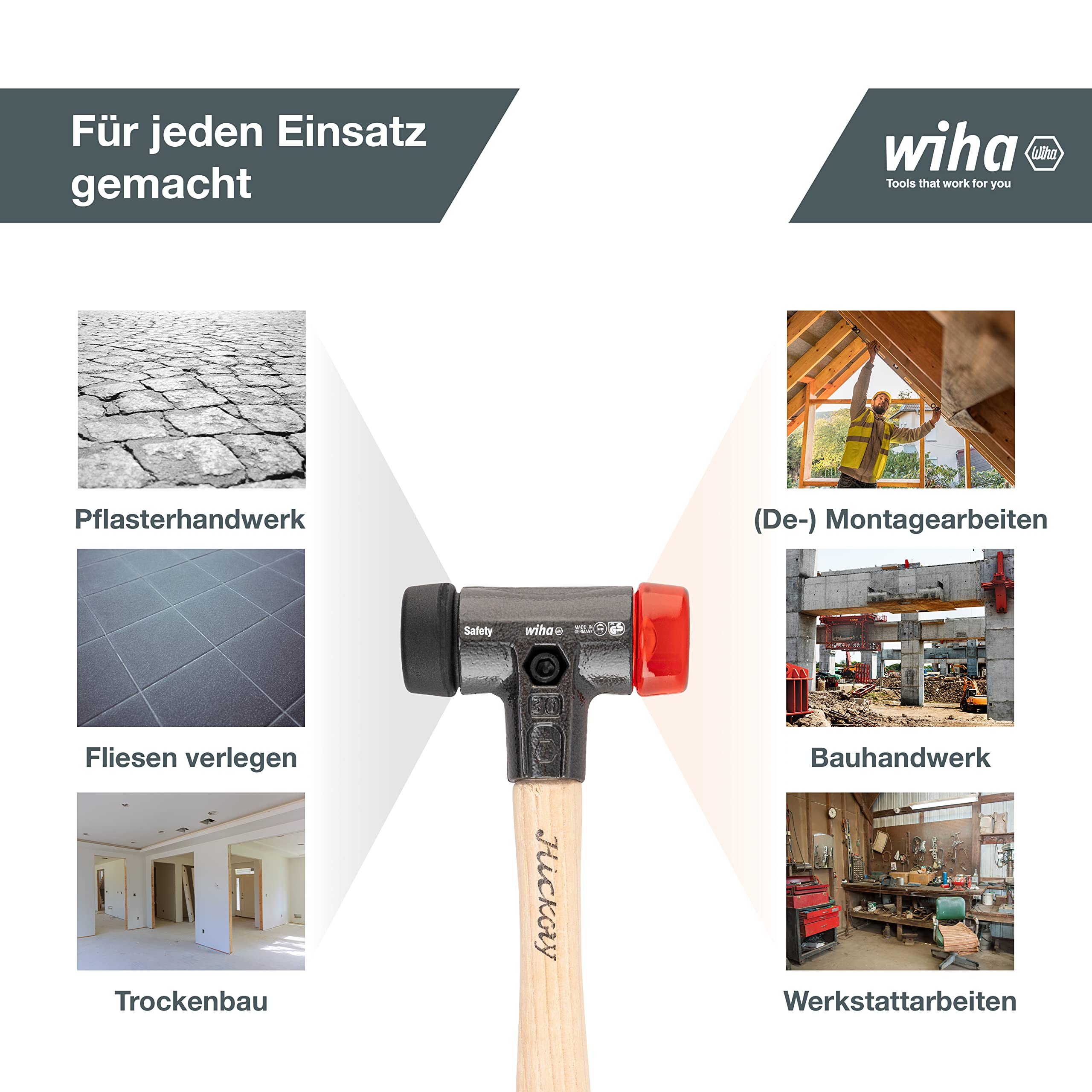 Amazon | NOGA コンビヘッドハンマーφ40mm 83238H40 | プラスチック